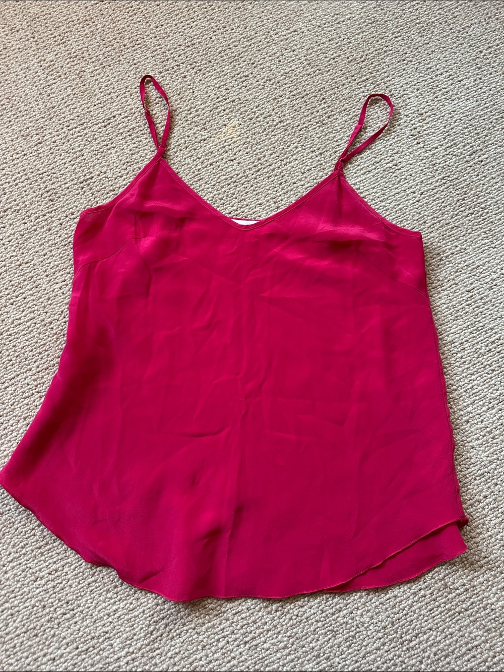 Wilfred Pink Women's Silk Cami Tank Top